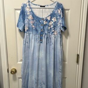 Just Fashion Now Jersey Loose Casual Granny Core Dress XL